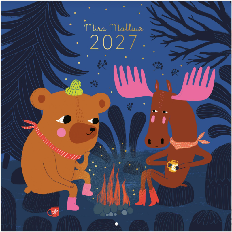 Mira Mallius 2027 seinäkalenteri Mira Mallius 2027 seinäkalenteri Suomen vanhin kirjakauppa - Vuodesta 1899