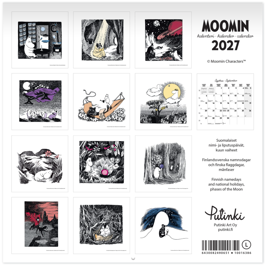 Muumi 2027 seinäkalenteri Muumi 2027 seinäkalenteri - Image 3