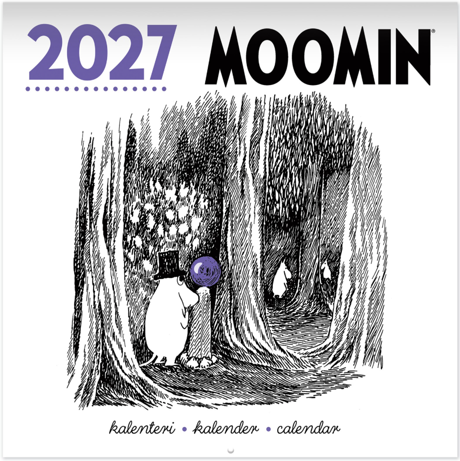 Muumi 2027 seinäkalenteri Muumi 2027 seinäkalenteri