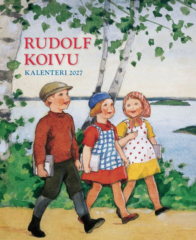 Rudolf Koivu 2027 seinäkalenteri Suomen vanhin kirjakauppa - Vuodesta 1899