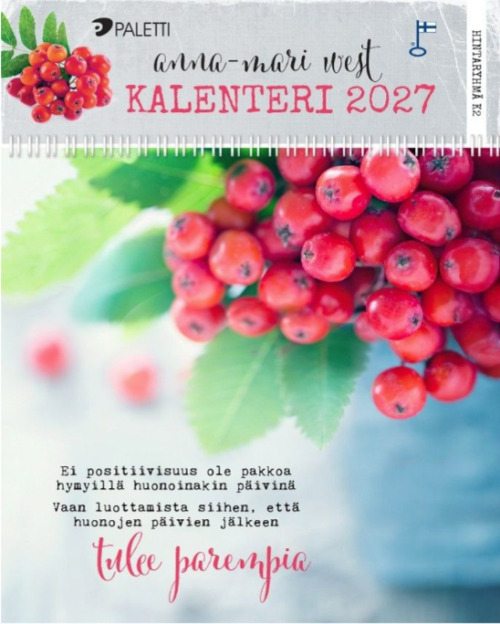 Anna-Mari West 2027 seinäkalenteri