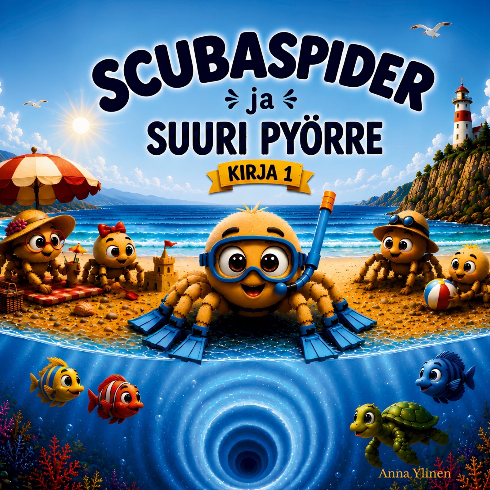Scubaspider ja suuri pyörre (kovakantinen) Suomen vanhin kirjakauppa - Vuodesta 1899