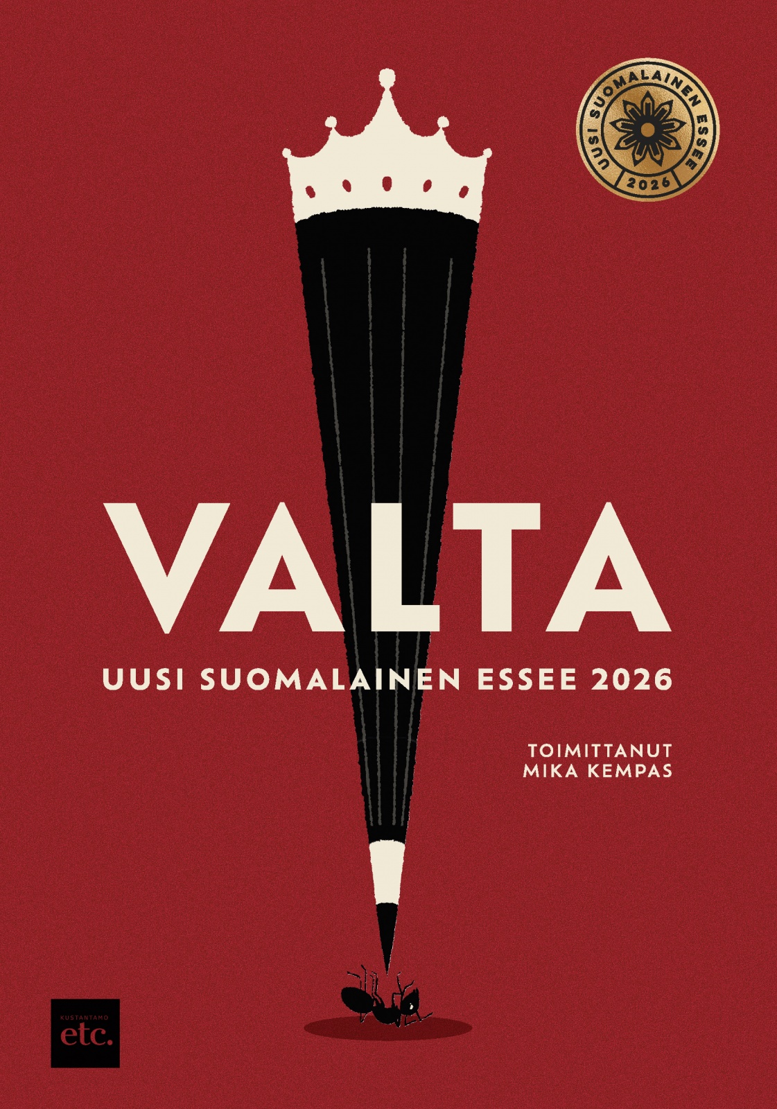 Valta : uusi suomalainen essee 2026 Suomen vanhin kirjakauppa - Vuodesta 1899