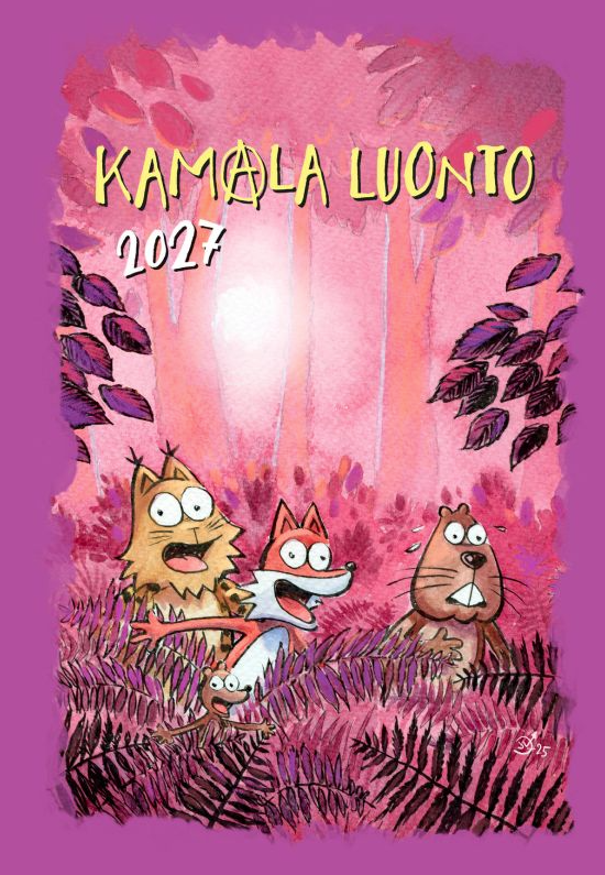 Kamala luonto pöytäkalenteri 2027 Suomen vanhin kirjakauppa - Vuodesta 1899