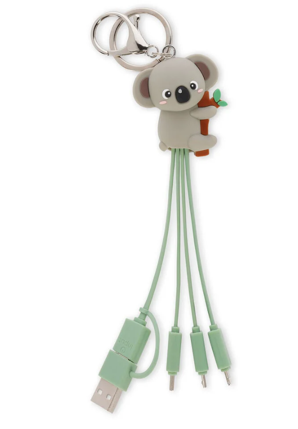 Legami Link up 6-in-1 avaimenperä latauskaapeli, Koala Legami Link up 6-in-1 avaimenperä latauskaapeli, Koala - Image 2