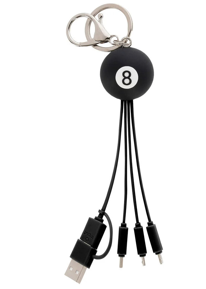 Legami Link up 6-in-1 avaimenperä latauskaapeli, 8 pallo Legami Link up 6-in-1 avaimenperä latauskaapeli, 8 pallo - Image 2