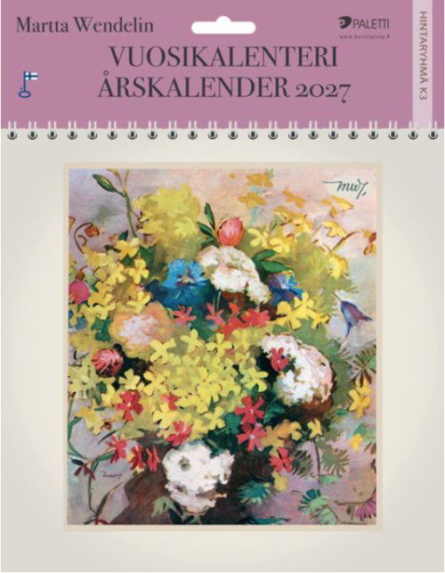 Martta Wendelin 2027 seinäkalenteri