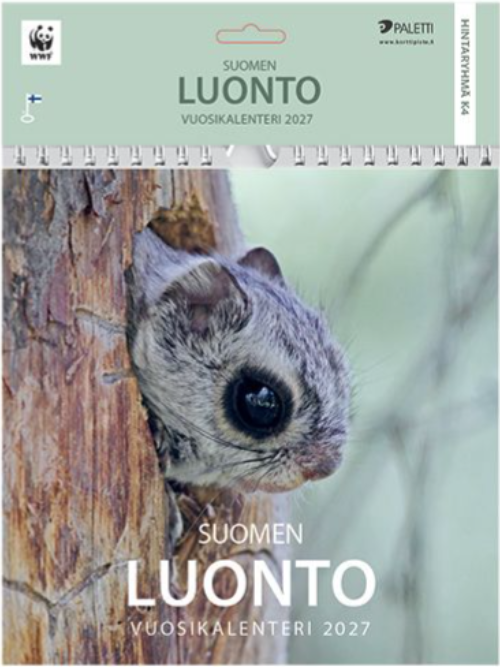 Suomen luonto 2027 WWF seinäkalenteri Suomen vanhin kirjakauppa - Vuodesta 1899