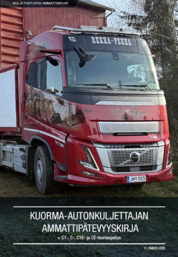 Kuorma-autonkuljettajan ammattipätevyyskirja : + C1-, C-, C1E- ja CE-teoriaopetus Suomen vanhin kirjakauppa - Vuodesta 1899