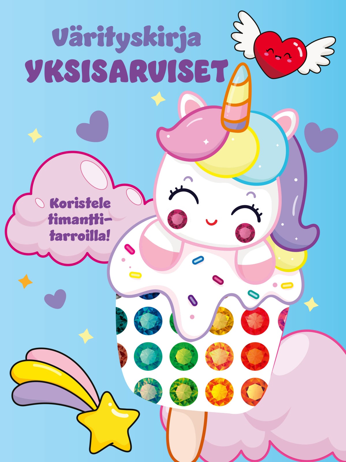 Värityskirja — Yksisarviset (täytettävä kirja) Värityskirja — Yksisarviset (täytettävä kirja) Suomen vanhin kirjakauppa - Vuodesta 1899