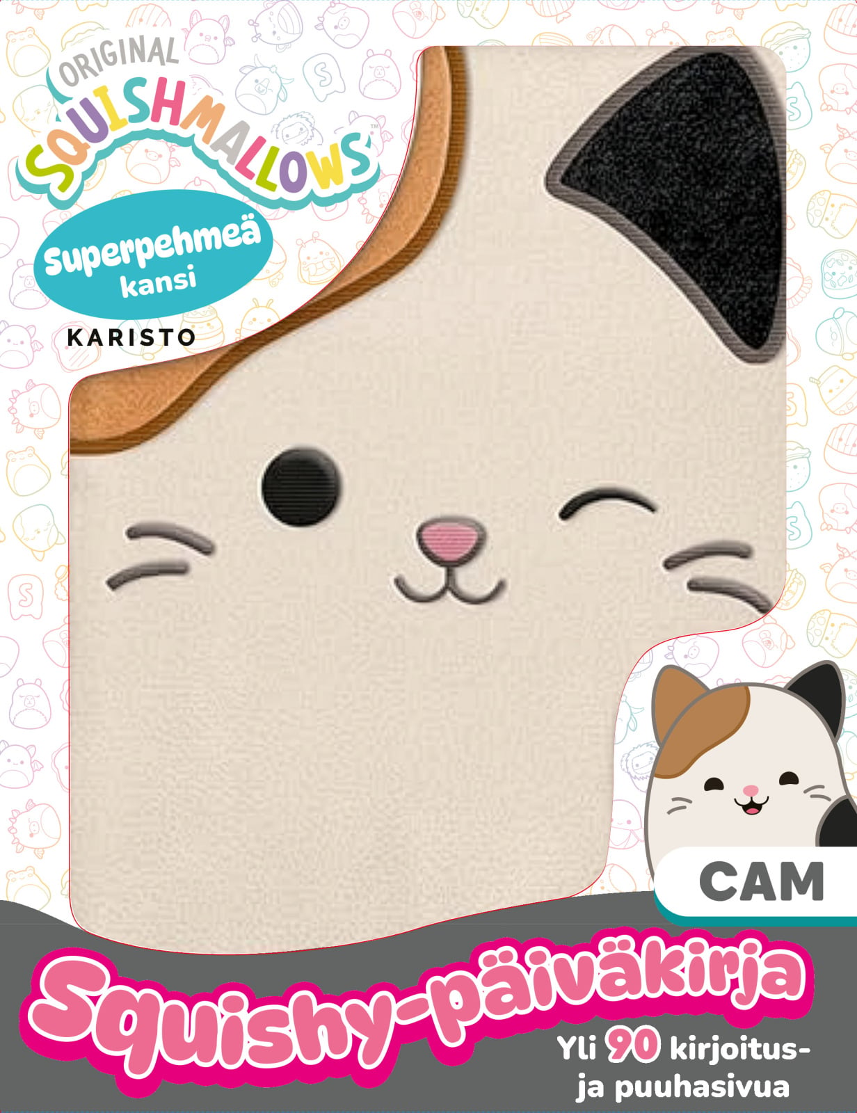 Squishmallows — Squishy Päiväkirja (täytettävä kirja, pehmokansi) Squishmallows — Squishy Päiväkirja (täytettävä kirja, pehmokansi) Suomen vanhin kirjakauppa - Vuodesta 1899