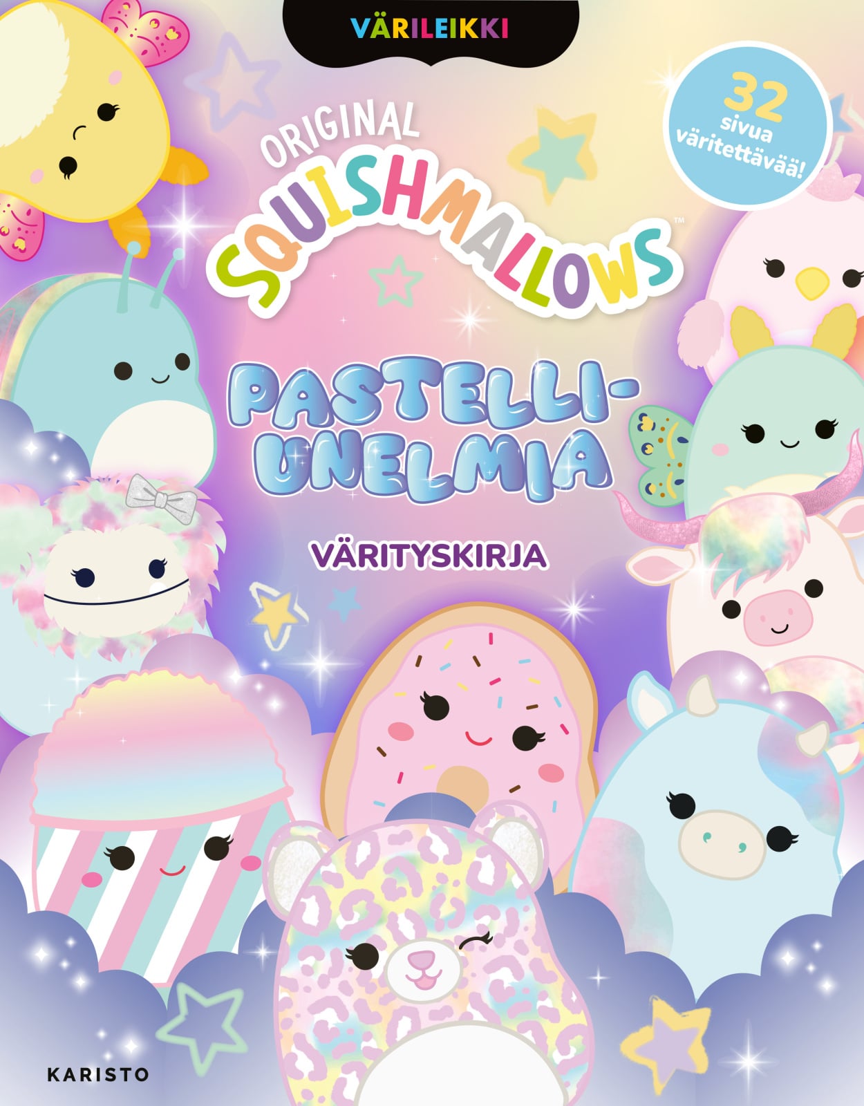 Squishmallows — Pastelliunelmia Värityskirja (täytettävä kirja) Squishmallows — Pastelliunelmia Värityskirja (täytettävä kirja) Suomen vanhin kirjakauppa - Vuodesta 1899