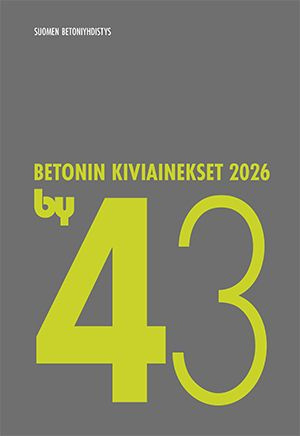 Betonin kiviainekset 2026 by 43 Betonin kiviainekset 2026 by 43 Suomen vanhin kirjakauppa - Vuodesta 1899