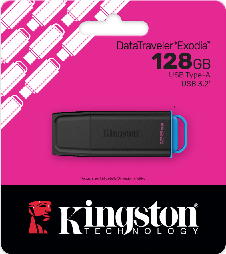 Kingston DataTraveler Exodia Black, 128 Gt muistitikku Kingston DataTraveler Exodia Black, 128 Gt muistitikku Suomen vanhin kirjakauppa - Vuodesta 1899