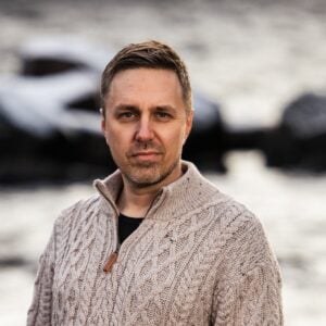 Kirjailija Veli-Matti Oinas