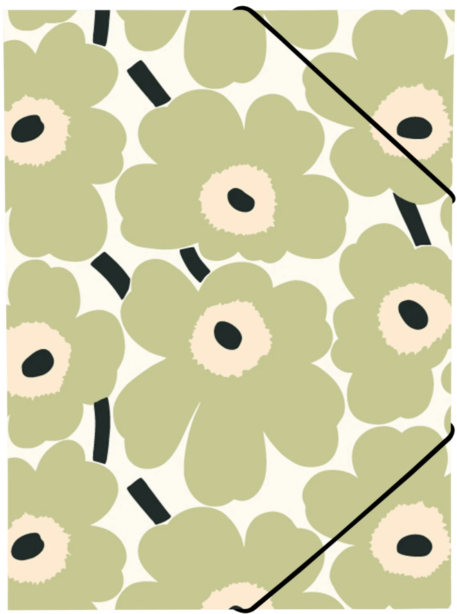 Marimekko Unikko kulmalukkokansio A4, vaaleanvihreä Marimekko Unikko kulmalukkokansio A4, vaaleanvihreä Suomen vanhin kirjakauppa - Vuodesta 1899