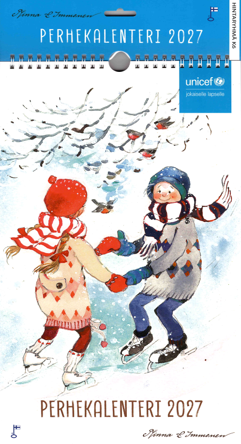 Unicef perhekalenteri 2027, Minna Immonen Unicef perhekalenteri 2027, Minna Immonen Suomen vanhin kirjakauppa - Vuodesta 1899